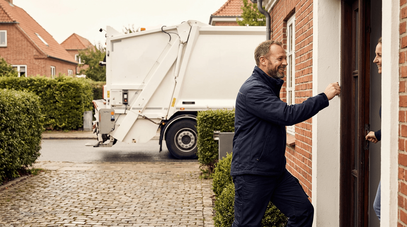 Skrald.dk lastbil henter storskrald og affald i København