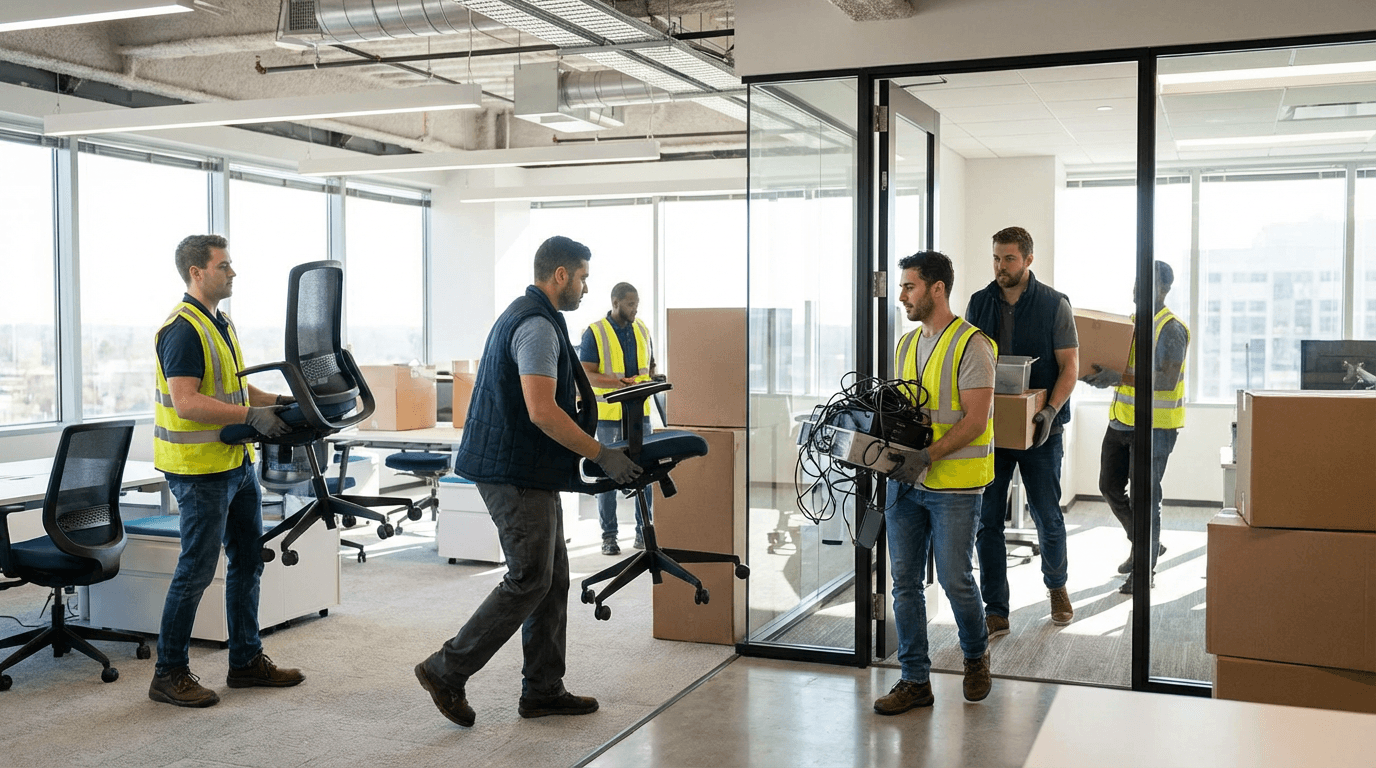 Afhentning af kontoraffald i Greve